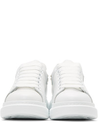 Alexander McQueen White Studded Oversized Sneakers