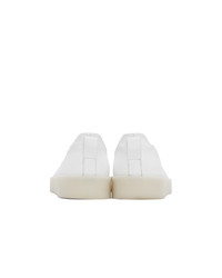 Essentials White Tennis Court Low Sneakers