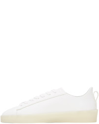Essentials White Tennis Low Sneakers
