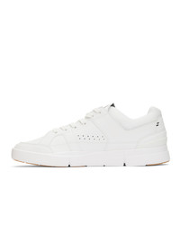 On White The Roger Center Court Sneakers