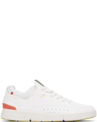 On White The Roger Centre Court Sneakers