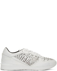 Kenzo White Tiger Running Sneakers