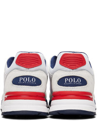 Polo Ralph Lauren White Trackster 200 Sneakers