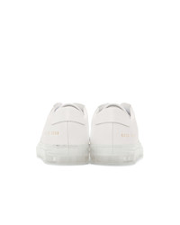 Common Projects White Transparent Sole Bball Low Sneakers