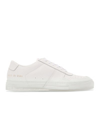 Common Projects White Transparent Sole Bball Low Sneakers