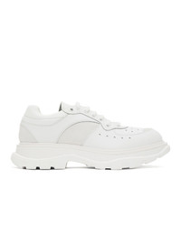 Alexander McQueen White Tread Slick Low Sneakers