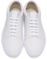 Vans White Ua Og Old Skool Lx Sneakers