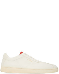 Paul Smith White Vantage Low Top Sneakers