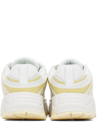 MSGM White Vortex Sneakers