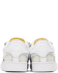 Maison Margiela White Yellow Reebok Classics Edition Memory Of Sneakers
