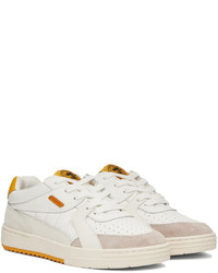 Palm Angels White Yellow University Sneakers