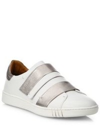 Bally Willet Leather Grip Tape Sneakers