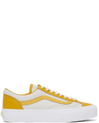 Vans Yellow White Style 36 Vlt Lx Sneakers