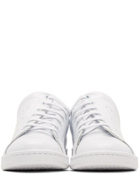 Y's Ys White Adidas Originals Edition Diagonal Stan Smith Sneakers