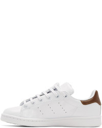 Y's Ys White Adidas Originals Edition Diagonal Stan Smith Sneakers