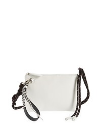 Dries Van Noten Leather Crossbody Bag In Off White At Nordstrom