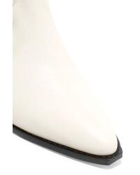 Etoile Isabel Marant Isabel Marant Toile Dallin Embroidered Leather Boots White