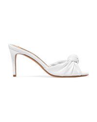 Alexandre Vauthier Blake Knotted Leather Mules