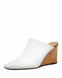 The Row Flora Leather Wedge Mule
