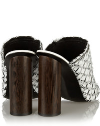 Proenza Schouler Fringed Leather Mules