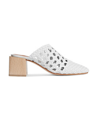 Loq Ines Woven Leather Mules