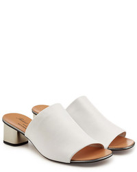 Robert Clergerie Leather Mules