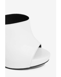 Jeffrey Campbell Roberts Leather Mule White