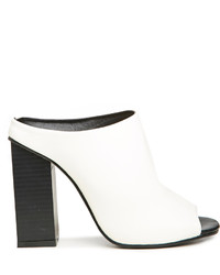 The Fifth Label Mean Mule Heels In White 6 95