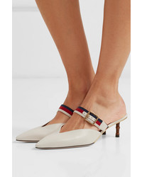 Gucci Unia Med Leather Mules