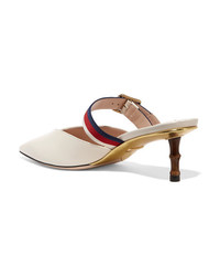 Gucci Unia Med Leather Mules