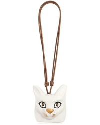 Loewe Hand Painted Cat Face Leather Necklace