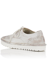 Marsèll Distressed Leather Wingtip Oxfords