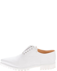 Barbara Bui Leather Pointed Toe Oxfords