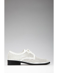 Forever 21 Perforated Faux Leather Oxfords