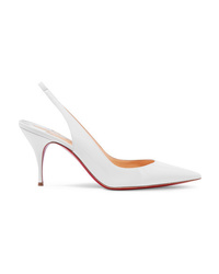 Christian Louboutin Clare 80 Patent Leather Slingback Pumps