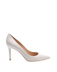 Gianvito Rossi Point Toe Leather Pumps