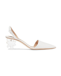 Simone Rocha Leather And Perspex Slingback Pumps