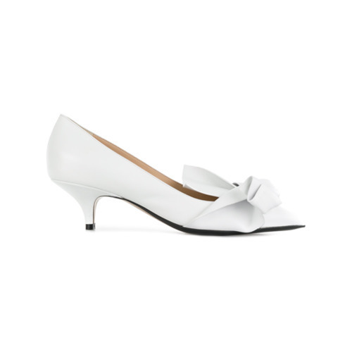 kitten heel white shoes