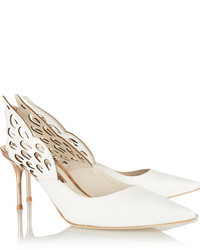 Webster Sophia Angelo Cutout Leather Pumps