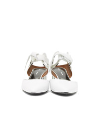 Proenza Schouler White Grommet Mirrored Heels
