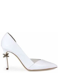 Dsquared2 White Leather Pumps