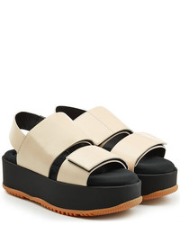 Marni Leather Platform Sandals
