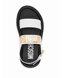 Moschino Logo Lettering Sandals