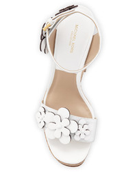 Michael Kors Michl Kors Collection Debbie Cork Platform Sandal White