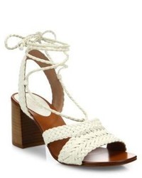 Michael Kors Michl Kors Collection Lawson Leather Lace Up Sandals