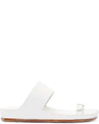 Officine Creative White Flat Sandals