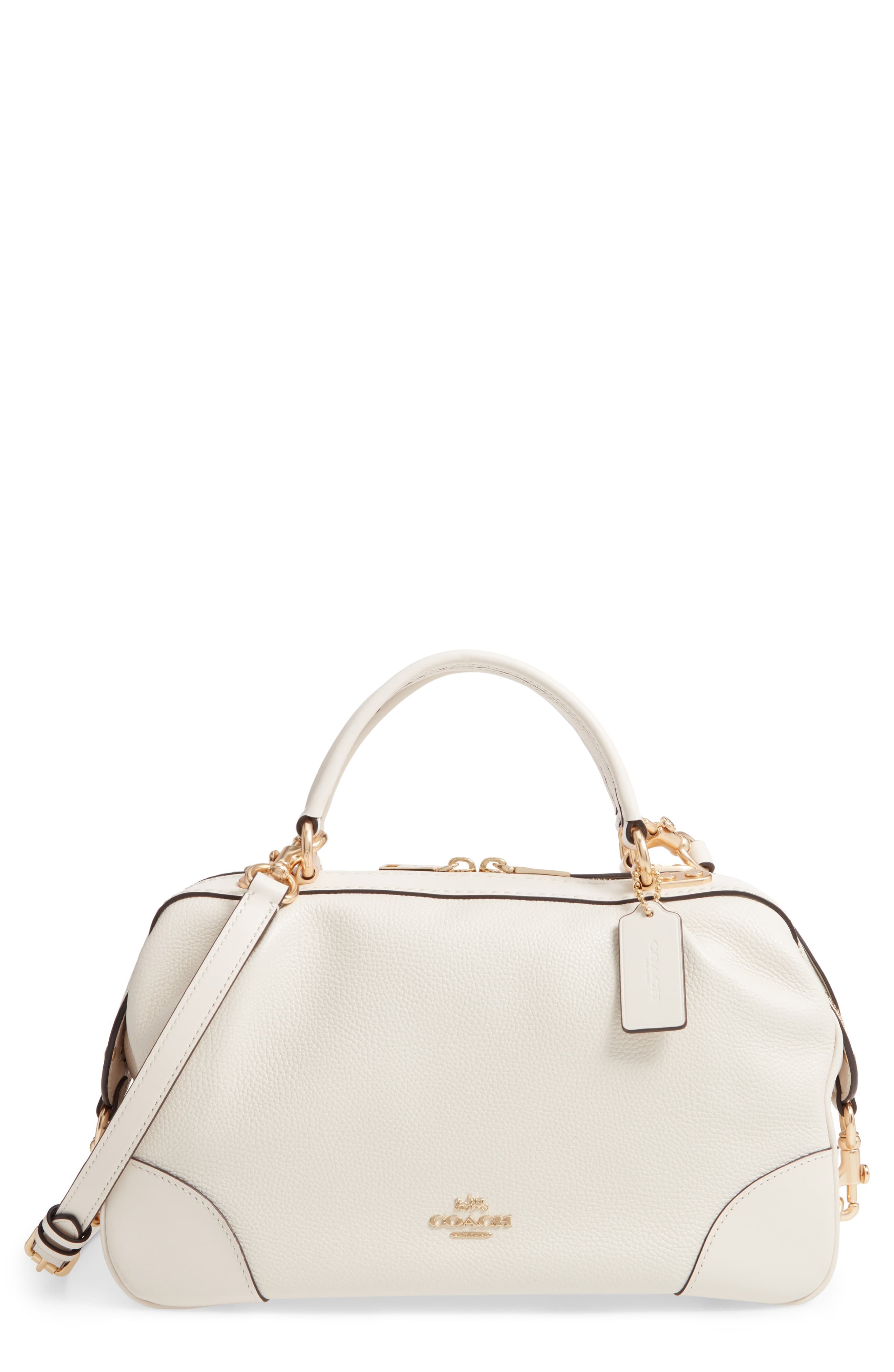 Coach aidy store leather satchel