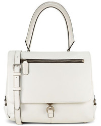 DKNY Leather Flap Top Handle Bag