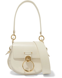 Chloé Tess Small Leather And Suede Shoulder Bag