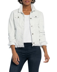 White Leather Shirt Jacket